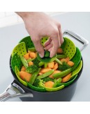 Кошничка за готвене на пара и отцеждане